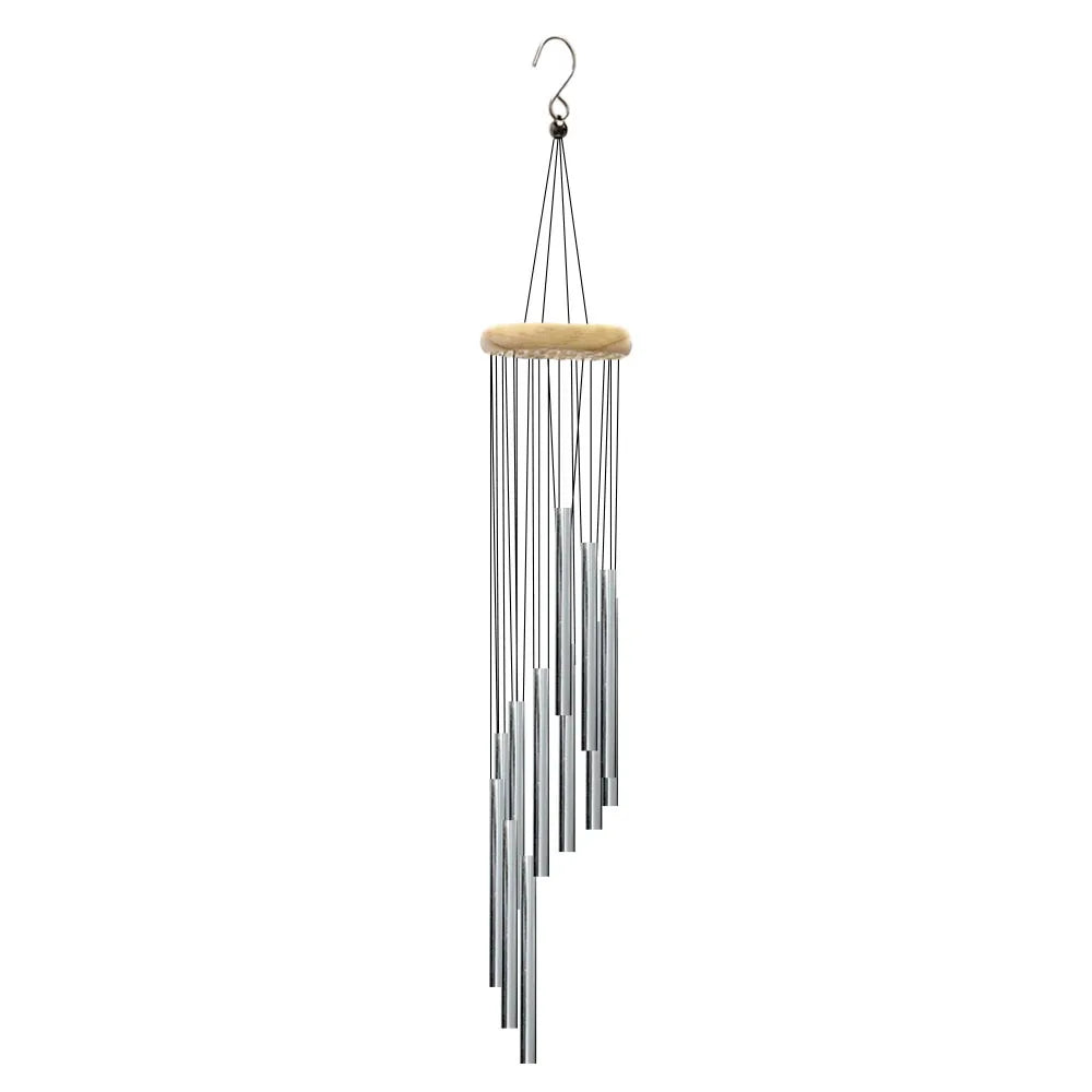 Aluminum Alloy Wind Chimes with Hook Gold/silver Bells