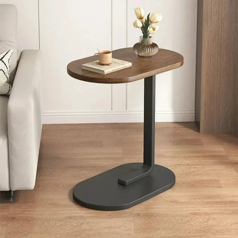 C-shaped Side Table/Coffee Table for Living Room