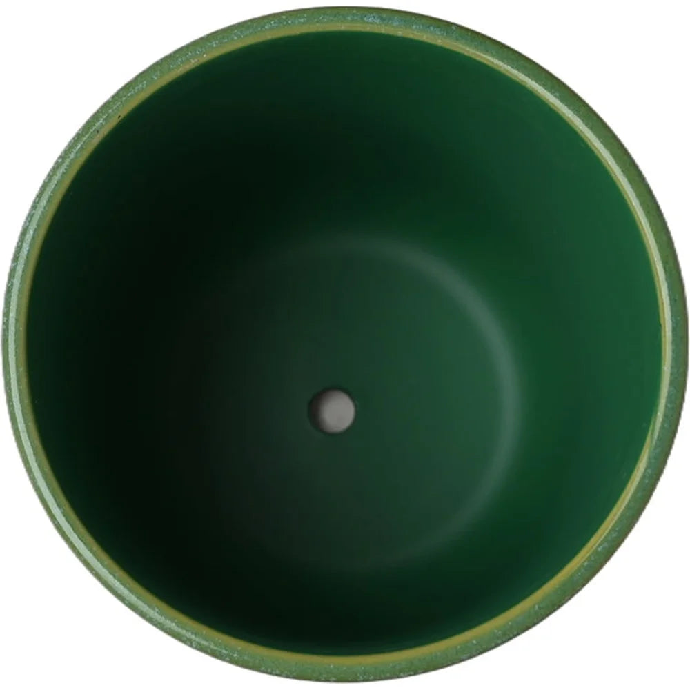 8 Inch Ceramic Planter with Drainage Hole for Indoor Plants
