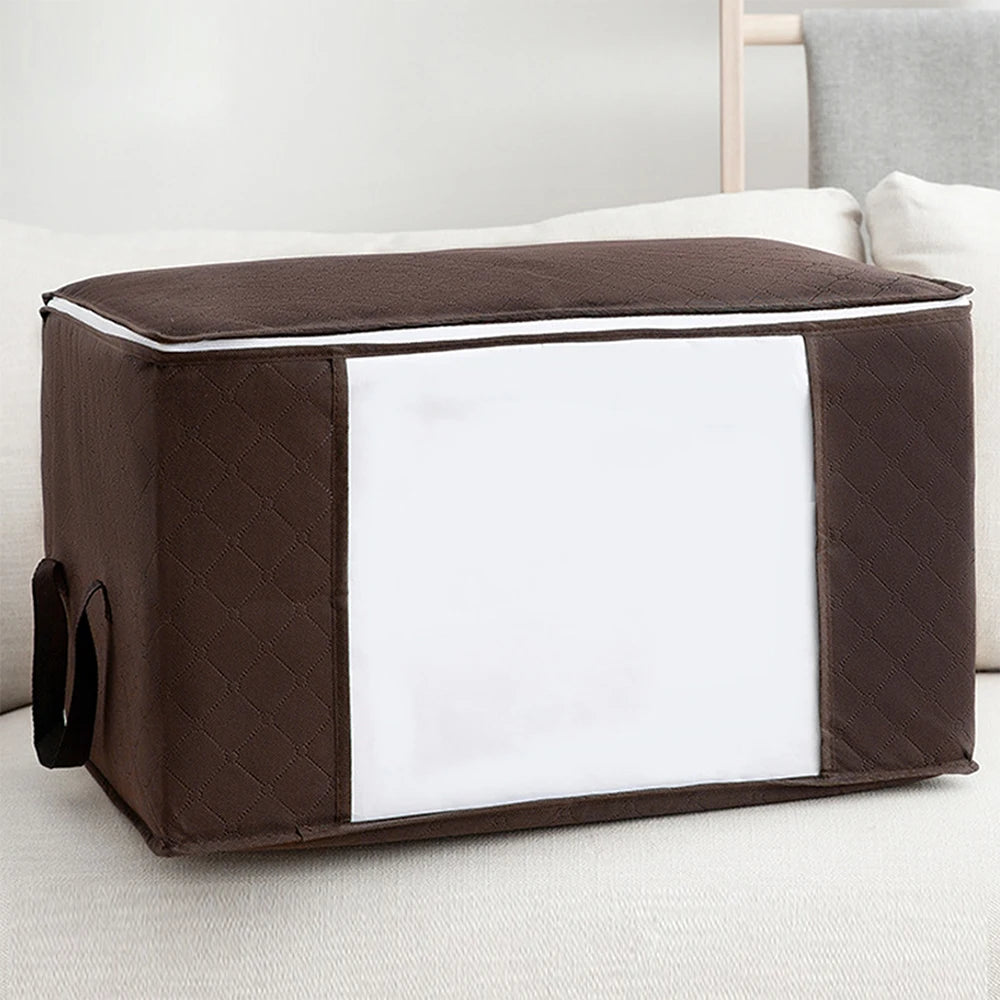 Large Capacity Clothes Storage Bag Foldable Blanket Storage