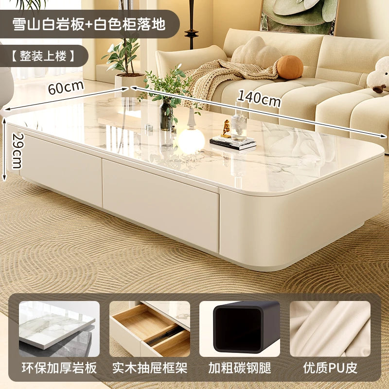 Cute Coffee Table Clear Simple Designer Modern Luxury Decoration Side Table