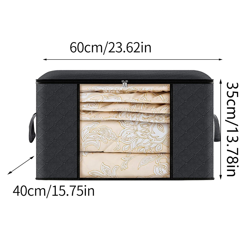 Large Capacity Clothes Storage Bag Foldable Blanket Storage