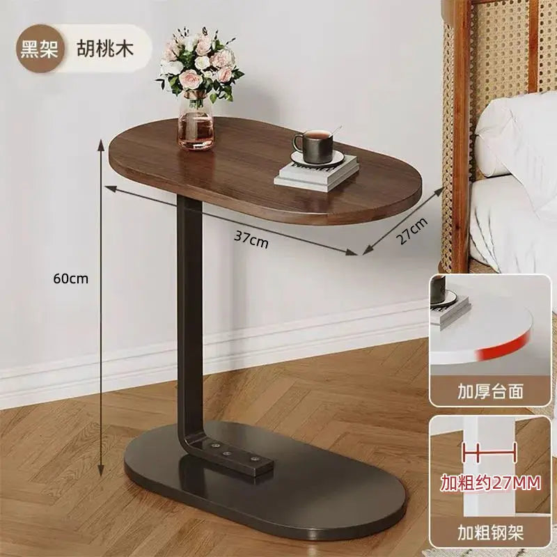 C-shaped Side Table/Coffee Table for Living Room