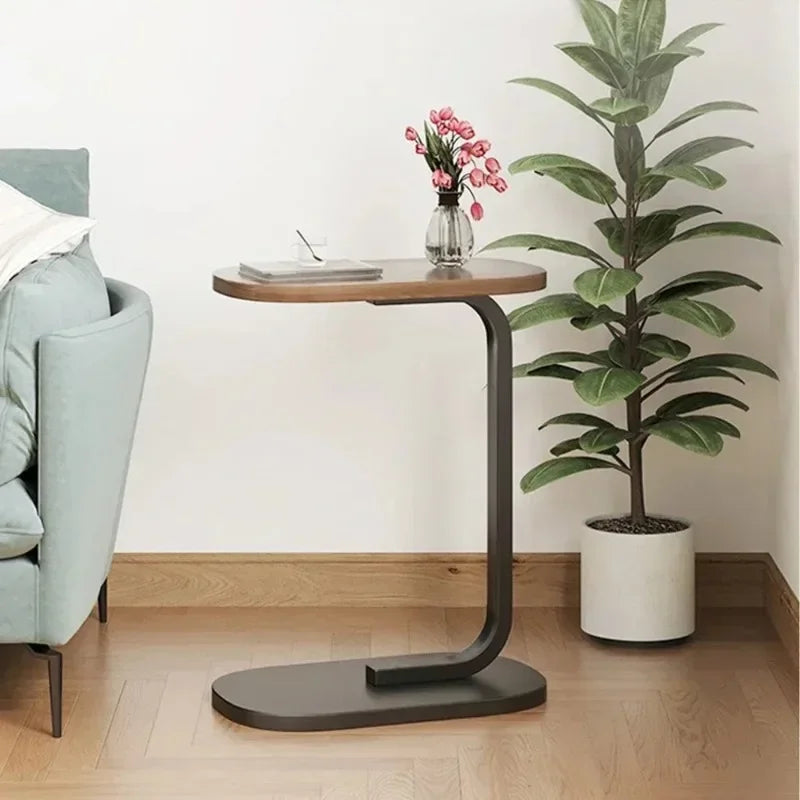 C-shaped Side Table/Coffee Table for Living Room