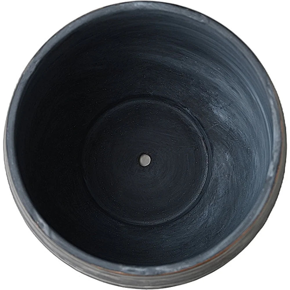 Ceramic Lynlee Planter 10 Inch Round Pot with Drainage Holes Weather Resistant Decorative Container Indoor Outdoor Plants