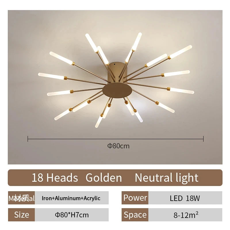 Modern LED Ceiling Chandelier Lights