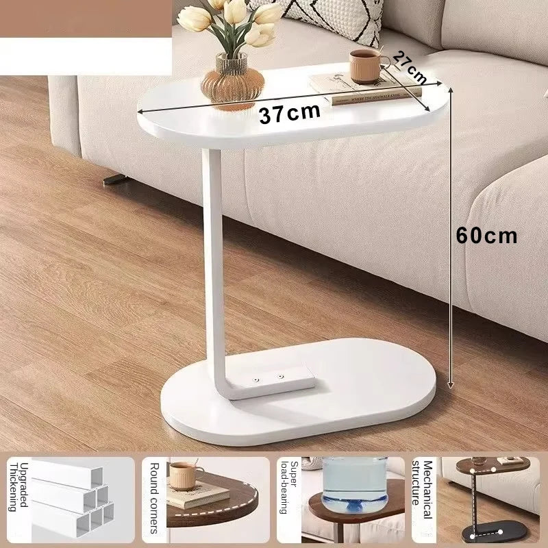 C-shaped Side Table/Coffee Table for Living Room