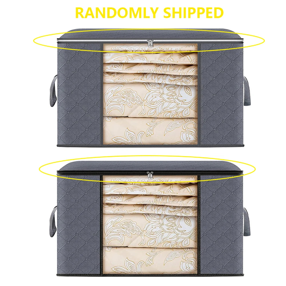 Large Capacity Clothes Storage Bag Foldable Blanket Storage