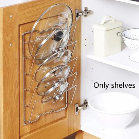 Kitchen Pan Lid Organizer